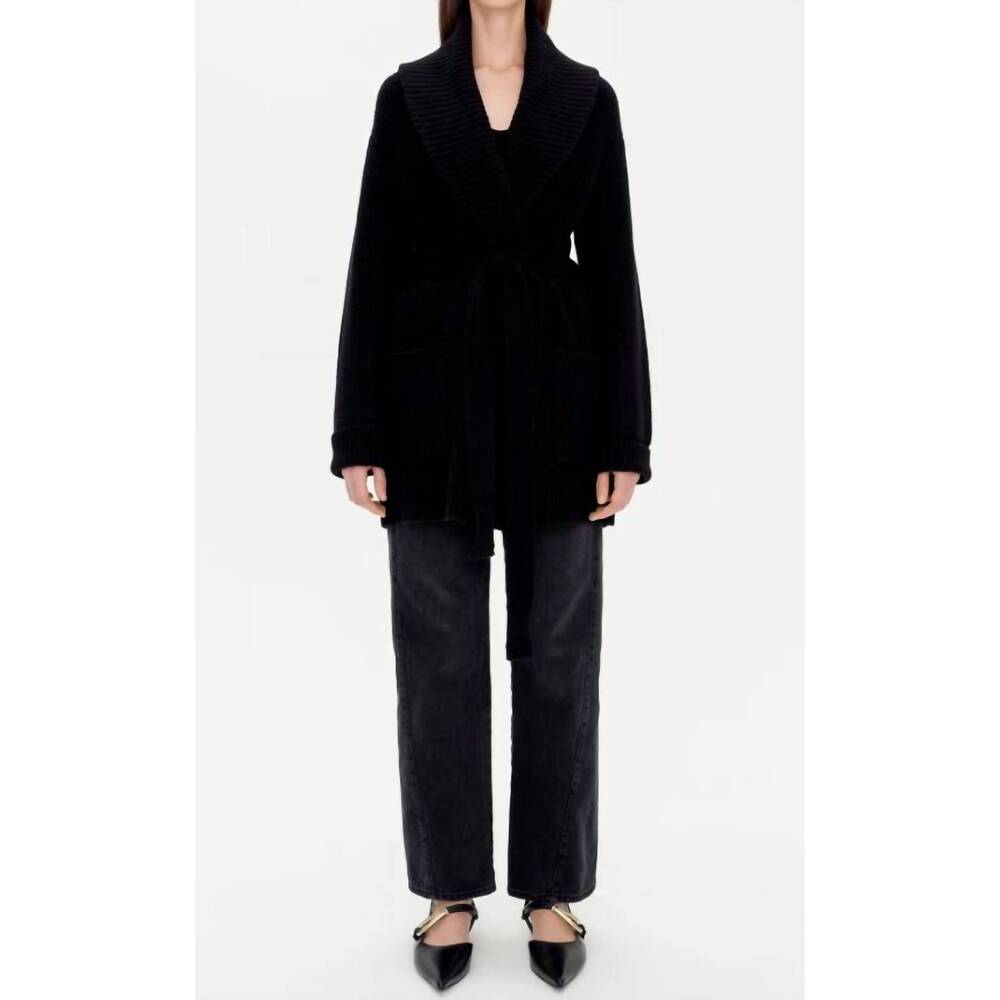 NEW SIMKHAI romani cardigan in black